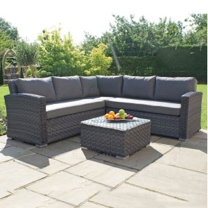 Maze Rattan Garden Furniture Victoria Small Corner Group Maze Rattan Garden Furniture Victoria Small Corner Group