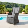 Maze Rattan Garden Furniture Victoria 8 Seat Rectangular Dining Set with Square Chairs 
