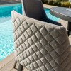 Maze Lounge Outdoor Fabric Regal 4 Seat Round Bar Set in Flanelle   