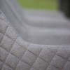 Maze Lounge Outdoor Fabric Regal 6 Seat Rectangular Bar Set in Flanelle