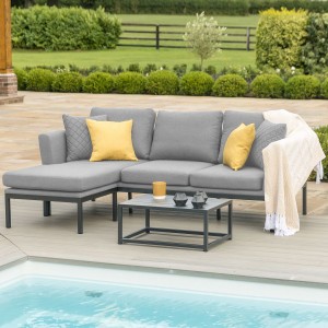 Maze Lounge Outdoor Fabric Pulse Flanelle Chaise Sofa Set Maze Lounge Outdoor Fabric Pulse Flanelle Chaise Sofa Set