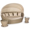 Maze Rattan Garden Furniture Winchester Daybed with Side Tables