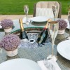 Maze Rattan Garden Furniture Winchester 8 Seat Round Dining Set with Venice Chairs & Ice Bucket