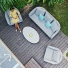 Maze Lounge Outdoor Fabric Ambition Lead Chine 3 Seat Sofa Set