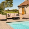 Maze Lounge Outdoor Fabric Ambition 3 Seat Sofa Set in Taupe