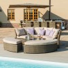 Maze Rattan Garden Furniture Winchester Lifestyle Dining Suite with Rising Table