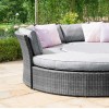 Maze Rattan Garden Grey Chelsea Lifestyle Sofa Set & Glass Top