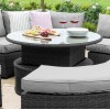 Maze Rattan Garden Grey Chelsea Lifestyle Sofa Set & Glass Top