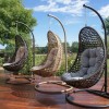 Maze Rattan Garden Furniture Malibu Grey Outdoor Hanging Chair