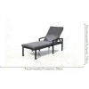 Maze Rattan Garden Furniture Austin Grey Sunlounger