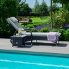 Maze Rattan Garden Furniture Florida Grey Sunlounger Set