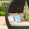 Maze Rattan Garden Furniture Brown Lotus Daybed