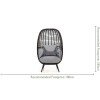 Maze Rattan Garden Furniture Riviera Grey Chair