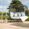 Maze Rattan Garden Furniture Riviera Grey 3 Seater Sofa