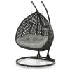 Maze Rattan Garden Furniture Rose Grey Outdoor Hanging Chair