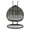 Maze Rattan Garden Furniture Rose Grey Outdoor Hanging Chair