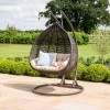 Maze Rattan Garden Furniture Rose Brown Outdoor Hanging Chair