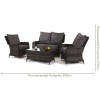 Maze Rattan Garden Furniture Victoria High Back 2 Seat Sofa Set