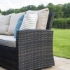 Maze Rattan Garden Furniture Kingston Brown Corner Dining Set With Rising Table