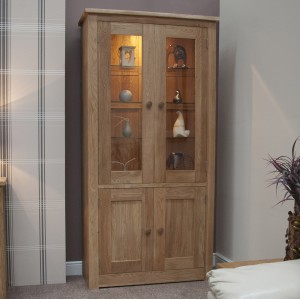 Torino Solid Oak Furniture Library Display Unit Torino Solid Oak Furniture Library Display Unit