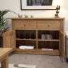 Torino Solid Oak Furniture Medium Sideboard