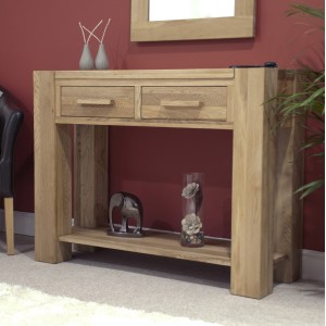 Trend Solid Oak Furniture Console Hall Table Trend Solid Oak Furniture Console Hall Table