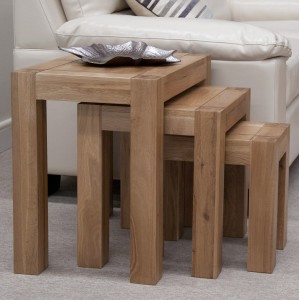 Trend Solid Oak FurnitureNest of Tables Trend Solid Oak FurnitureNest of Tables