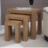 Trend Solid Oak FurnitureNest of Tables