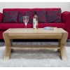 Trend Solid Oak Furniture X-Leg 3ft x 2ft Coffee Table