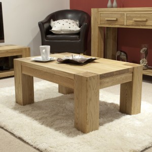 Trend Solid Oak Furniture 3 x 2 Coffee Table