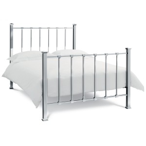 Bentley Designs Madison Metal Furniture Nickel 4ft6 Double Bedstead Bentley Designs Madison Metal Furniture Nickel 4ft6 Double Bedstead