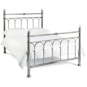 Bentley Designs Krystal Metal Furniture Antique Nickel 4ft6 Double Bedstead Bentley Designs Krystal Metal Furniture Antique Nickel 4ft6 Double Bedstead