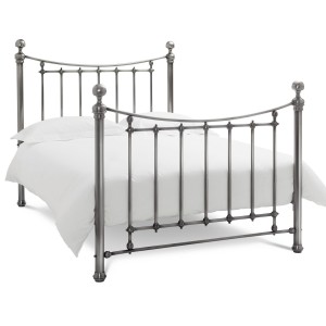Bentley Designs Isabelle Metal Furniture Nickel 4ft6 Double Bedstead Bentley Designs Isabelle Metal Furniture Nickel 4ft6 Double Bedstead