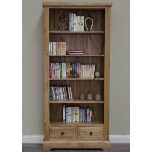 Deluxe Solid Oak Furniture Large Bookcase Deluxe Solid Oak Furniture Large Bookcase