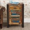 New Urban Chic Furniture 1 Door 1 Drawer Lamp Table IRF10B