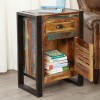 New Urban Chic Furniture 1 Door 1 Drawer Lamp Table IRF10B