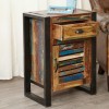 New Urban Chic Furniture 1 Door 1 Drawer Lamp Table IRF10B