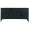 Alfriston Blue Painted Furniture 4 Door Sideboard