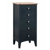 Alfriston Blue Painted Furniture Tall Chest of Drawers