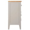 Alfriston Grey Painted Furniture 2 Door 1 Drawer Cupboard