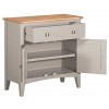 Alfriston Grey Painted Furniture 2 Door 1 Drawer Cupboard