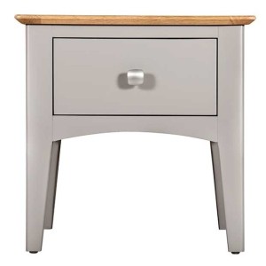 Alfriston Grey Painted Furniture Lamp Table with Drawer Alfriston Grey Painted Furniture Lamp Table with Drawer