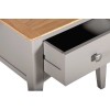 Alfriston Grey Painted Furniture Lamp Table with Drawer