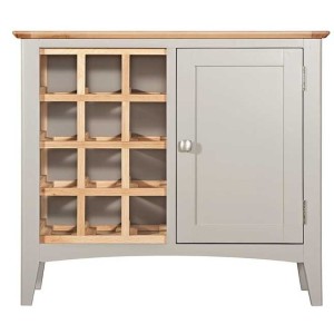 Alfriston Grey Painted Furniture Wine Cabinet Alfriston Grey Painted Furniture Wine Cabinet
