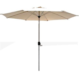 Maze Rattan Garden Round 2.7m Beige Parasol Maze Rattan Garden Round 2.7m Beige Parasol