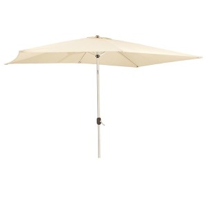 Maze Rattan Garden Rectangular 2x3m Beige Parasol Maze Rattan Garden Rectangular 2x3m Beige Parasol