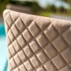 Maze Lounge Outdoor Fabric Regal 4 Seat Round Bar Set in Taupe