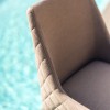 Maze Lounge Outdoor Fabric Regal 4 Seat Round Bar Set in Taupe