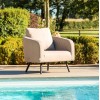 Maze Lounge Outdoor Fabric Ambition 3 Seat Sofa Set in Taupe