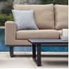 Maze Lounge Outdoor Fabric Ethos 2 Seat Sofa Set in Taupe